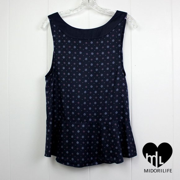 MARC JACOBS Peplum Sleeveless Top - Picture 2 of 8